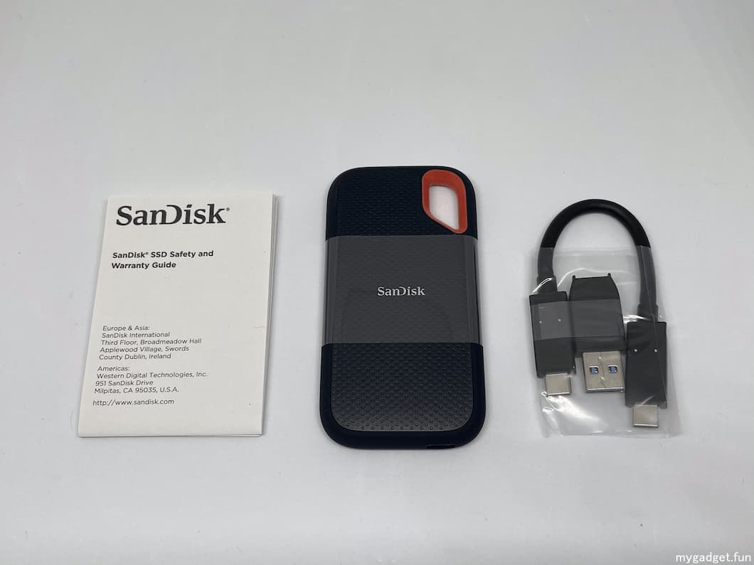 SanDisk 外付けSSDレビュー【サンディスク エクストリーム ポータブル SSD E61】